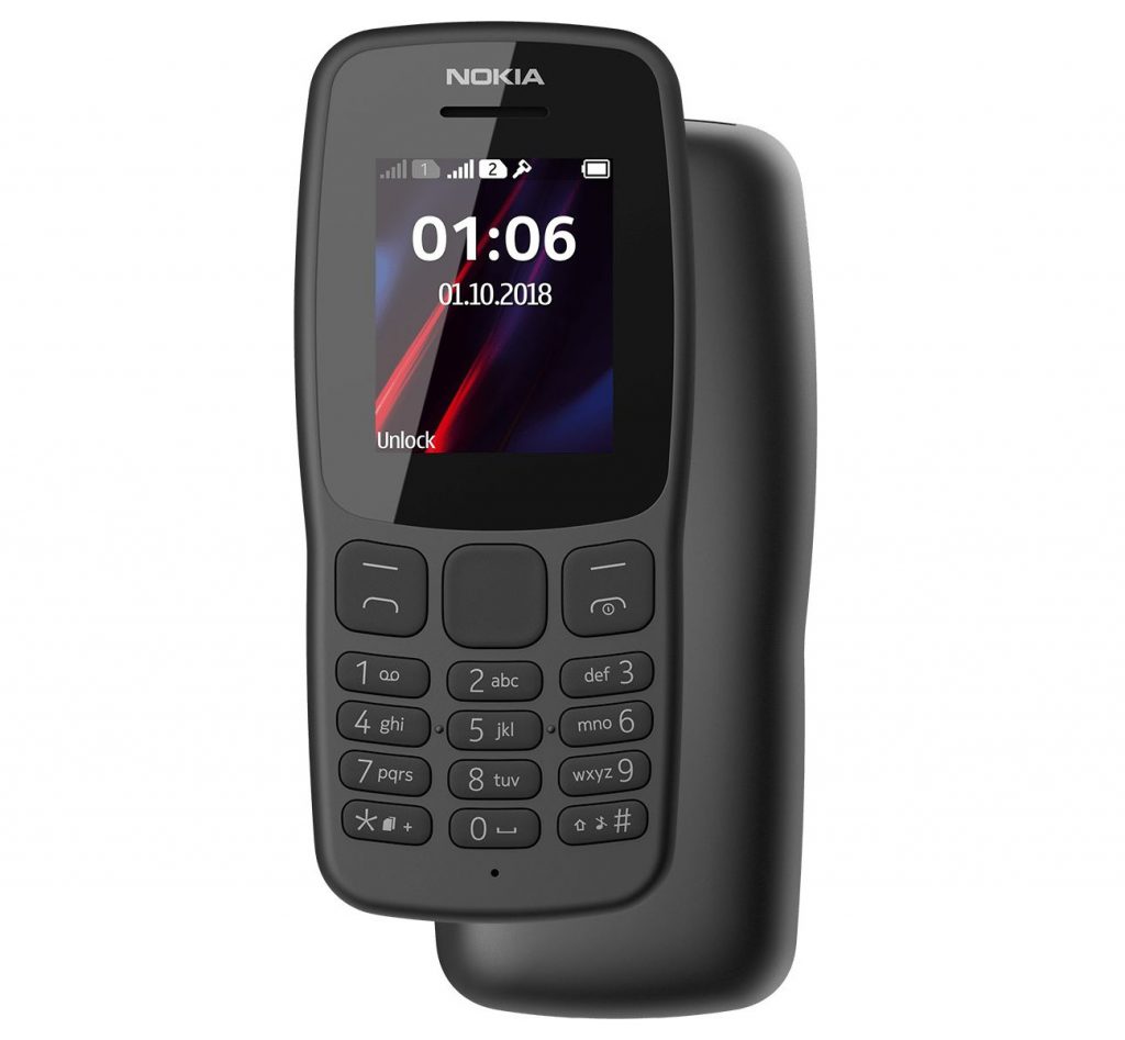 Анонсирован новый доступный телефон Nokia 106 с длительным временем автономной работы